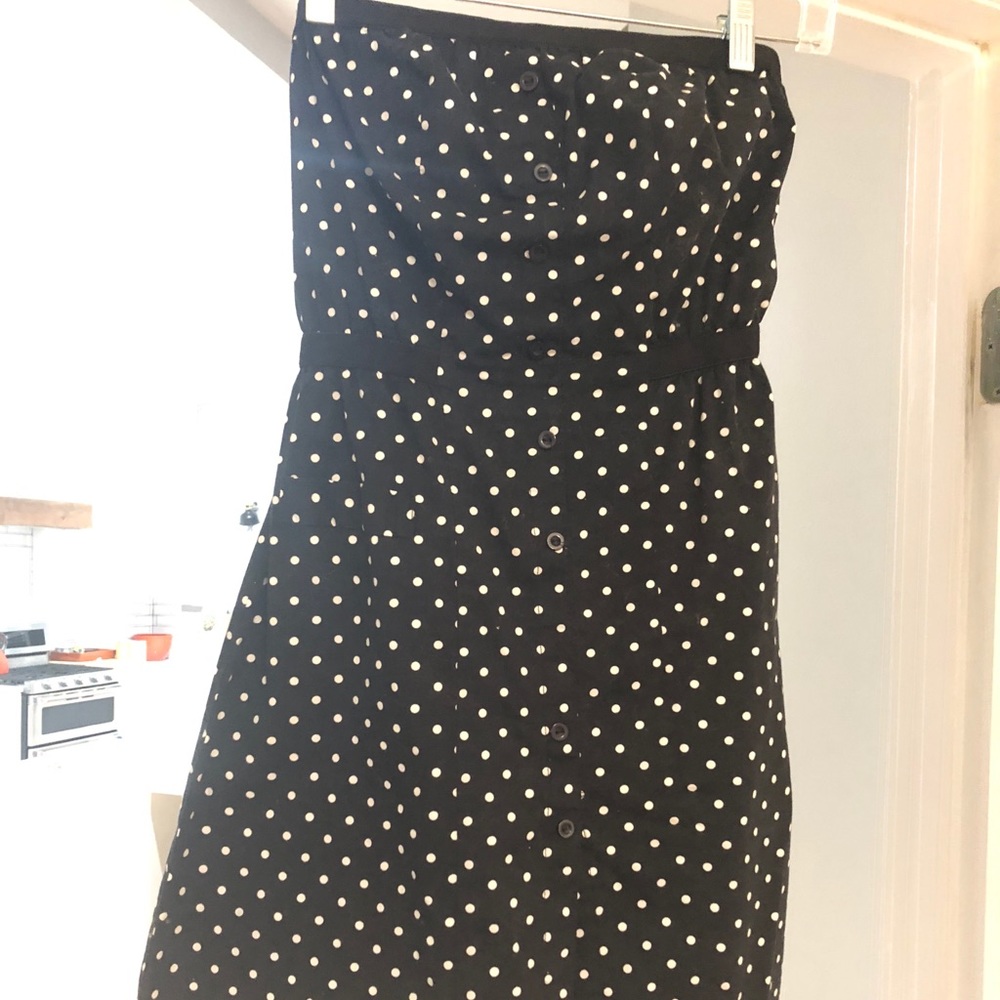 Polka dot mini dress